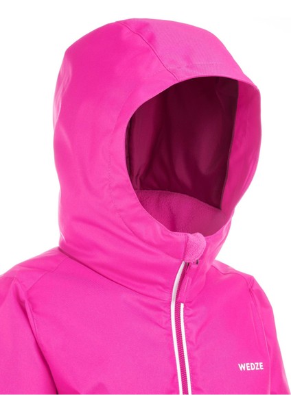 Wedze Sıcak Tutan ve Su Geçirmez Çocuk Kayak Montu - Pembe - 100 modelleri