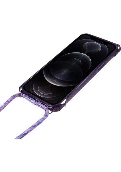 Apple iPhone 12 /12 Pro Acric ve Tpu Temiz Telefon Caseanti-Collision Koruma Kapağı Lanyard ile (Yurt Dışından)