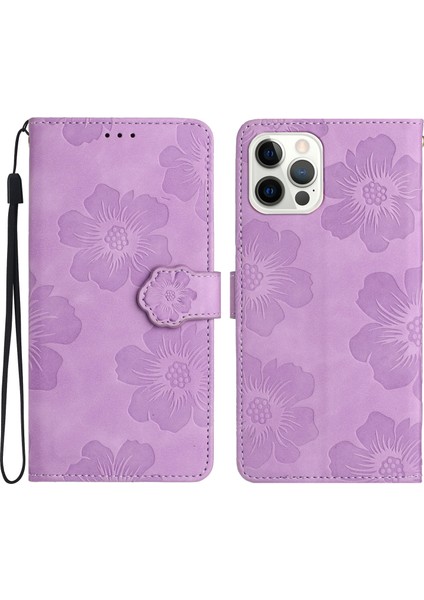 Apple iPhone 13 Pro Max Stand Telefon Kılıfı Baskılı Cüzdan Kapak Flip Style Pu Deri Kabuk (Yurt Dışından)