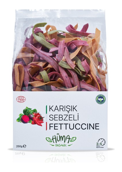 Karışık Sebzeli Fettuccine