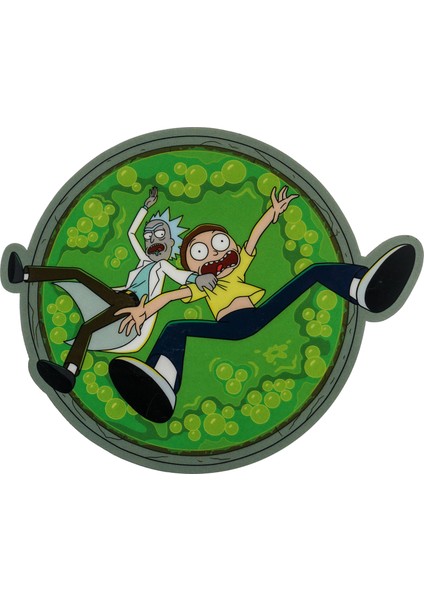 Rick&morty Portal Bardak Altlığı