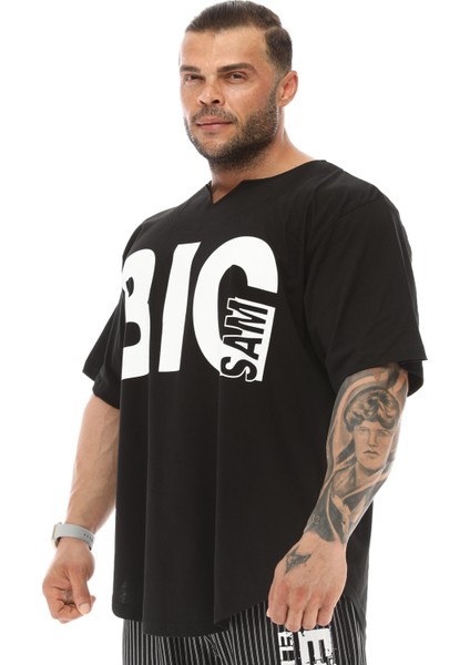 Oversize Rag Top Antrenman Tişörtü Big Sam 3341