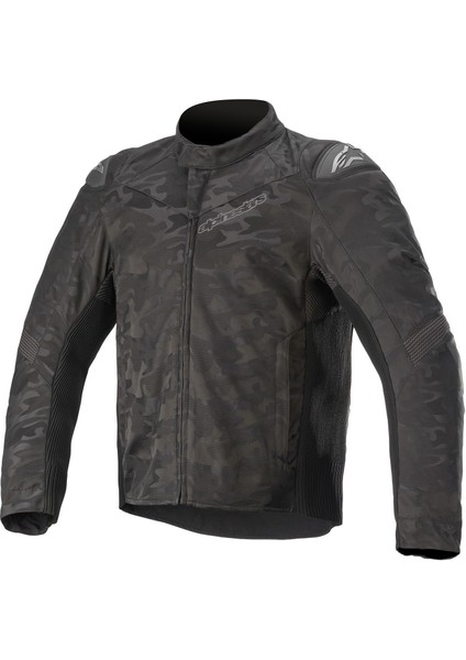 T-Sp-5 Rideknit Korumalı Motosiklet Montu (Siyah Kamuflaj)