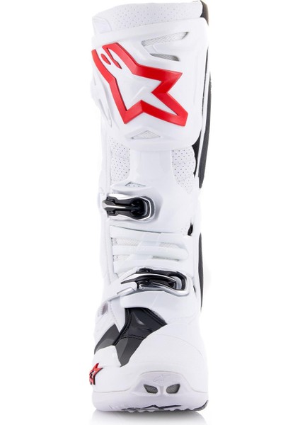 Tech 10 Supervented Kros Motosiklet Botu (Beyaz / Kırmızı) fiyatları