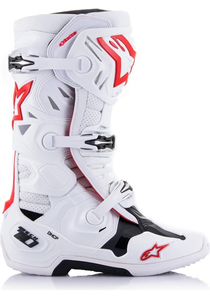 Tech 10 Supervented Kros Motosiklet Botu (Beyaz / Kırmızı) fırsatları
