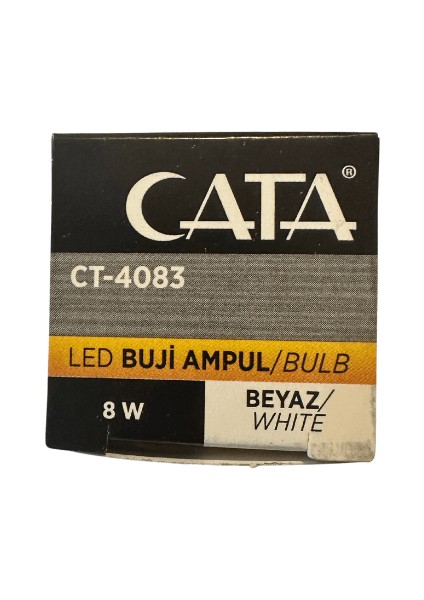 CT-4083 8W 6400K Beyaz LED Buji Ampul E14 Duylu (10 Adet) indirimleri