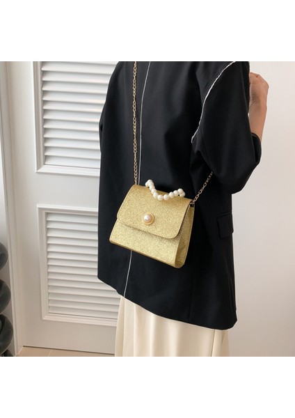 Inci Tokalı Küçük Çanta - Moda Omuz Çapraz Askısı (Yurt Dışından)