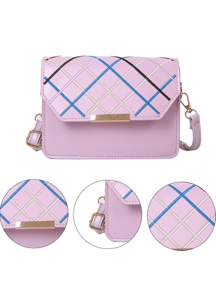 Ayarlanabilir Askılı Kadın Deri Crossbody Çanta (Yurt Dışından)