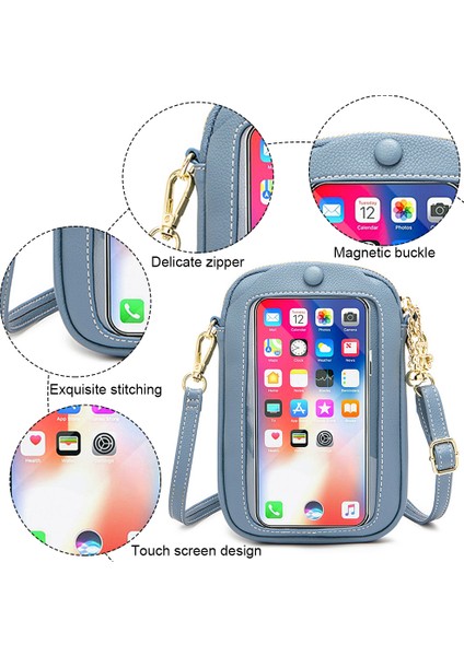 Kadınlar Için Dokunmatik Telefon Crossbody Çanta (Yurt Dışından)