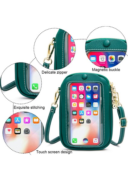 Kadınlar Için Dokunmatik Telefon Crossbody Çanta (Yurt Dışından)