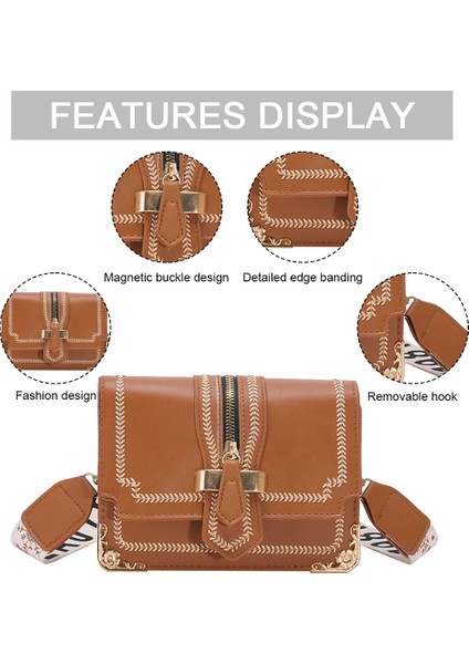 Crossbody Omuz Çantası: Kadınlar Için Küçük Moda Çantalar (Yurt Dışından)