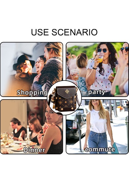 Kadınlar Için Trendy Küçük Çapraz Çantalar: Omuz Çantaları (Yurt Dışından)