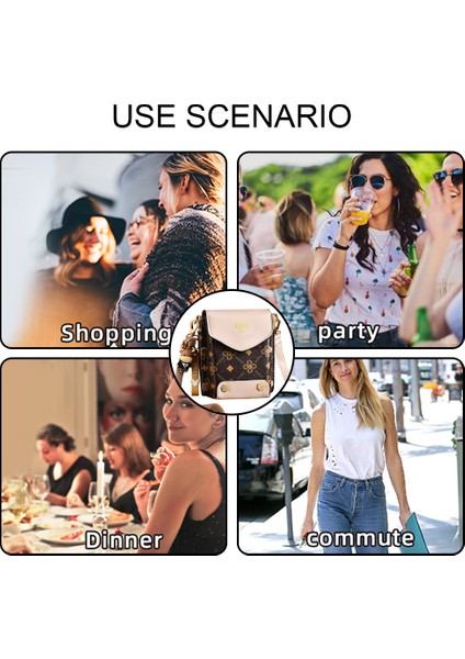 Kadınlar Için Trendy Küçük Çapraz Çantalar: Omuz Çantaları (Yurt Dışından)