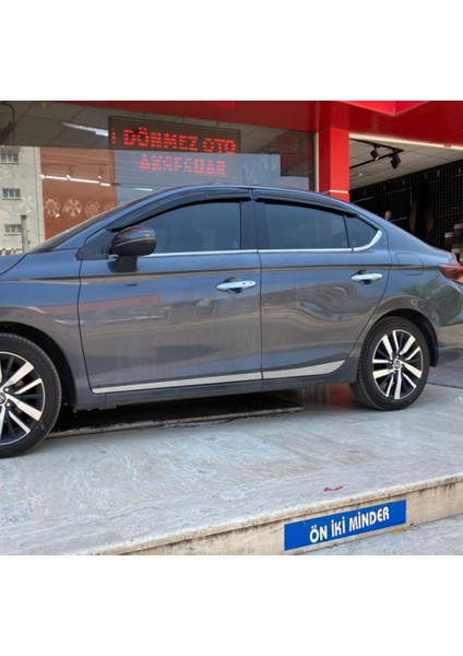 Honda City Mügen Cam Rüzgarlığı 2021 Sonrası Kasalar 4 Lü Set Mügen Cam Rüzgarlığı - Caraks fırsatları