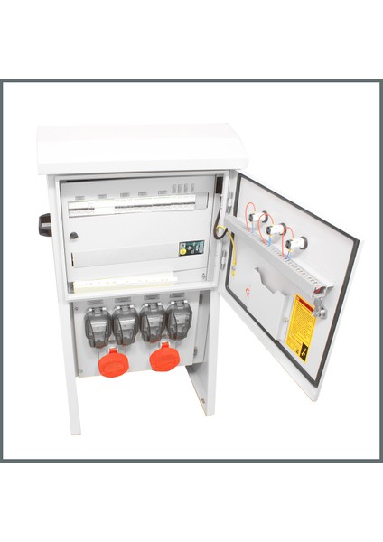 (Harici Tip) IP66 Kombinasyon Panosu 2ad. 5x32A, 4ad. Schuko Priz 16A