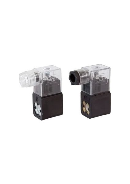 Pnömatik Valf Yedek 9 mm Bobin + Soket 12V Dc - 24V Ac/dc - 110V Ac - 220V Ac