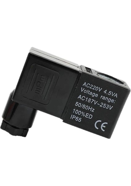 Pnömatik Valf Yedek 9 mm Bobin + Soket 12V Dc - 24V Ac/dc - 110V Ac - 220V Ac
