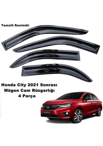 Honda City Mügen Cam Rüzgarlığı 2021 Sonrası Kasalar 4 Lü Set Mügen Cam Rüzgarlığı - Caraks fiyatları