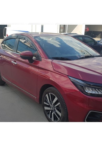 Honda City Mügen Cam Rüzgarlığı 2021 Sonrası Kasalar 4 Lü Set Mügen Cam Rüzgarlığı - Caraks modelleri