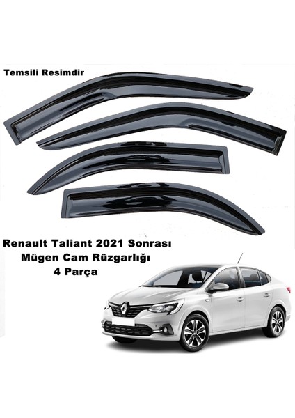 Renault Taliant Mügen Cam Rüzgarlığı 2021 Sonrası Kasalar 4 Lü Set Mügen Cam Rüzgarlığı - Caraks