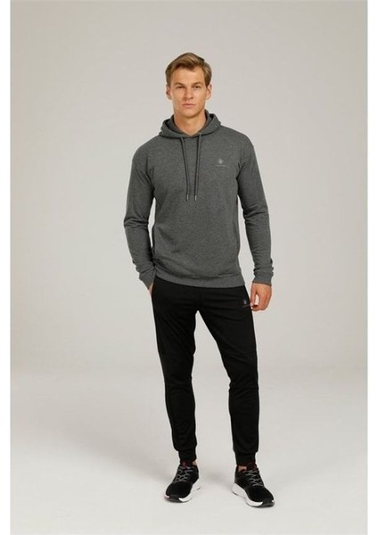 3W Basic Hoodie 3pr Gri Erkek Sweatshirt M-SN73 modelleri