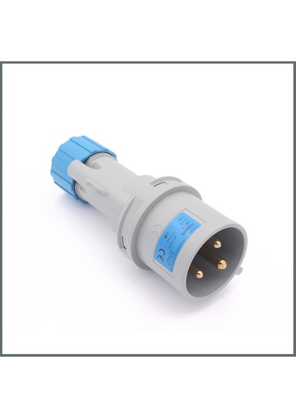 Cee Norm Düz Fiş 32A (IP44) 230V 2P+T h:6