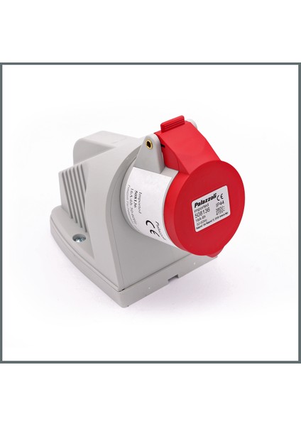 Sıva Üstü Kutulu Priz 16A (IP44) 400V 3P+T h:6 (90 Der.)