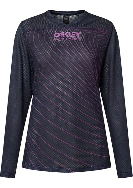 Qakley Factory Pilot Jerse Uzun Kollu Kadın Tişört