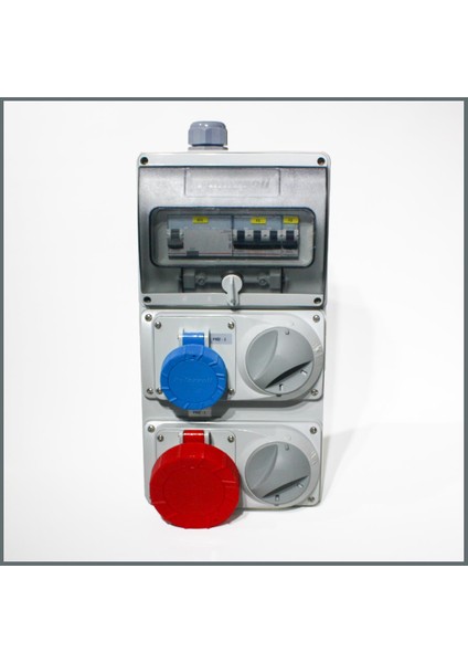 Novsen IP55 Şeffaf Kombinasyon Panosu 3x16A, 5x32A Kilitli Priz fiyatları