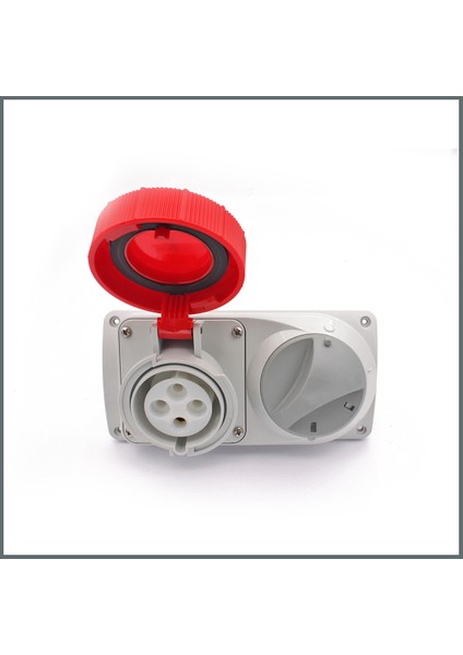 Prima Serisi Anahtarlı Priz 32A (IP55) 400V (Yatay) 3P+T h:6 modelleri