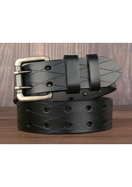 Ara Katmansız Erkek Çift Pimli Tokalı Kemer (Yurt Dışından)