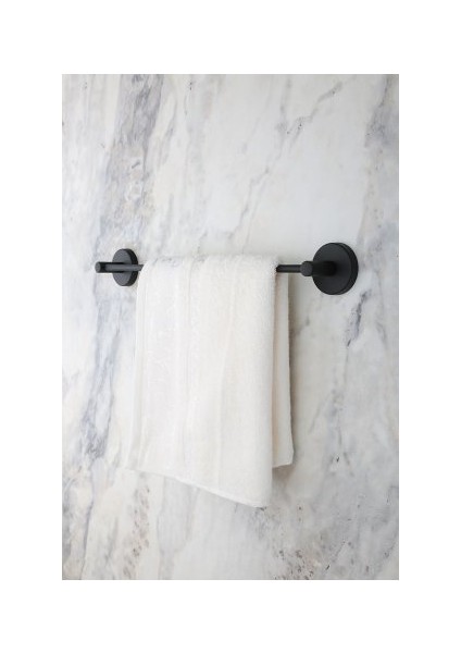 Erfa Home Siyah Uzun Havluluk
