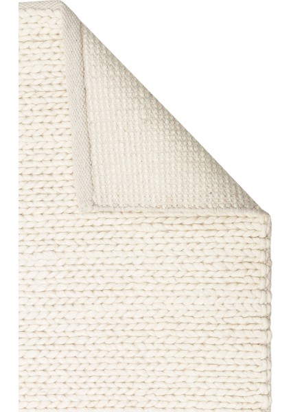 Jade Basketweave Cream Natural Kazak Örgü Desenli El Dokuma Örgü Halı fiyatları