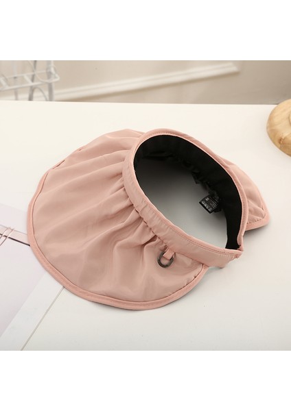 Eva Geniş Sepküllü Büyük Kesli Güneşlik Şapkası Siyah Kauçuk Alt Kabuk Şapkası Kadın Saç Klip Şapkası Saç Hoop Şapka - Pink (Yurt Dışından) modelleri