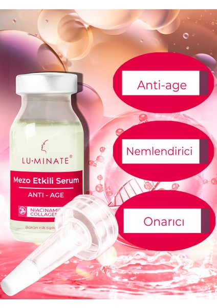 Anti-Age Cilt Serum Niaciamide Hyaluron Kolajen Yaşlanma Önleyici ve Gençleştirici Krem 5*8 ml fiyatları