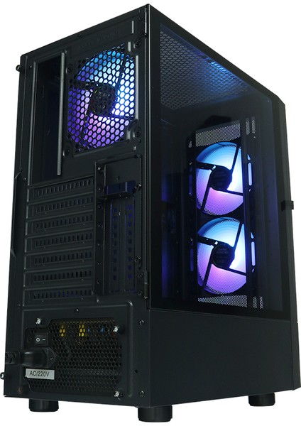 Gtpro 3X12CM Argb Fan, Usb3.0, Mesh Ön Panel, T-Glass Atx Oyuncu Kasas (Dkchgtpro)