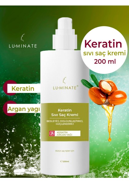 Saç Kremi Keratin Ve Argan Yağı Düzleştirici Kolay Tarama Spreyi Isı Koruyucu Hızlı Saç Uzatma Sütü