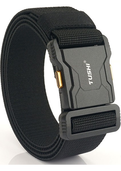 125 cm Erkek Bel Kemeri - Siyah (Yurt Dışından)