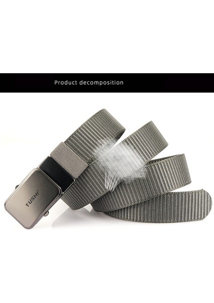 120 cm Erkek Bel Kemeri - Koyu Gri (Yurt Dışından) fiyatları