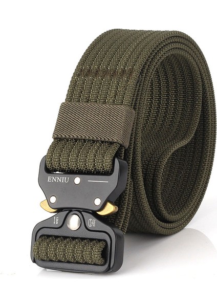 125 cm Erkek Bel Kemeri - Koyu Yeşil (Yurt Dışından)