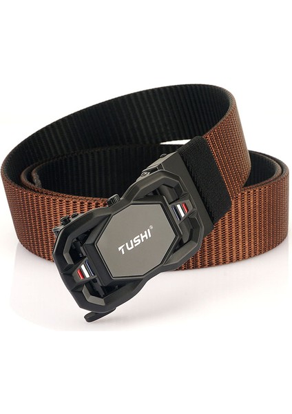 120 cm Erkek Bel Kemeri - Koyu Kahverengi (Yurt Dışından)