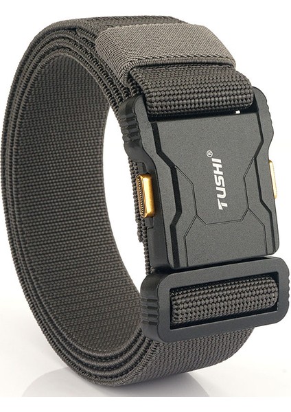 125 cm Erkek Bel Kemeri - Koyu Gri (Yurt Dışından)