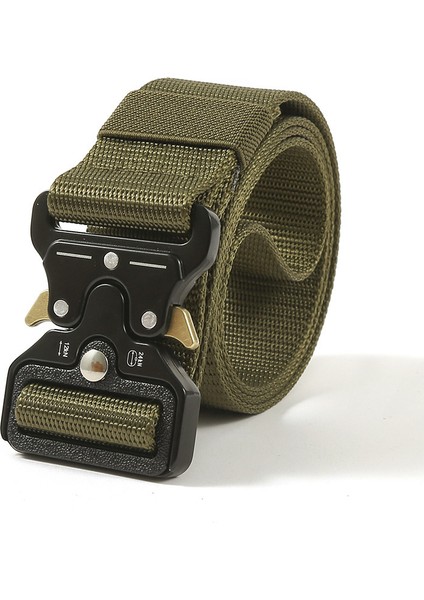 125 cm Erkek Bel Kemeri - Koyu Yeşil (Yurt Dışından)