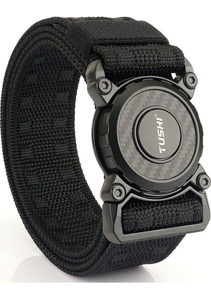 125 cm Erkek Bel Kemeri - Siyah (Yurt Dışından)