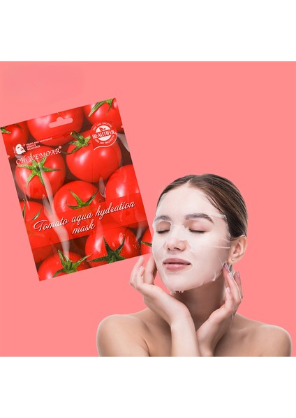 3 Adet Domates Suyu Onarıcı Yüz Maskesi Aqua Hydration Mask XLM90