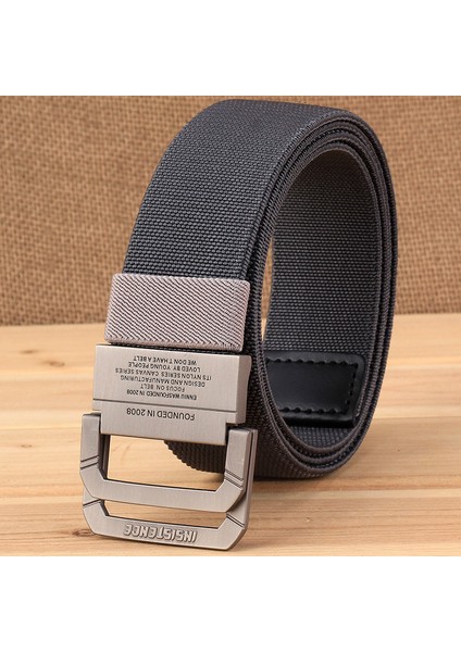 120 cm Erkek Bel Kemeri - Koyu Gri (Yurt Dışından)