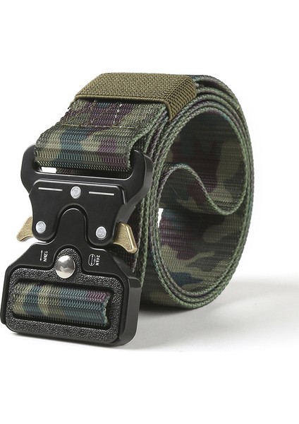 125 cm Erkek Bel Kemeri - Koyu Yeşil (Yurt Dışından)