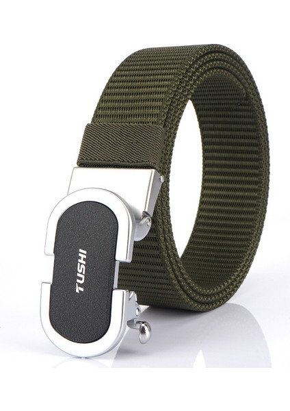 Kanvas Kemer Erkek Otomatik Tokalı Kemer (Yurt Dışından)