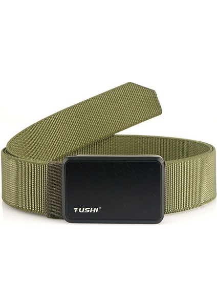 120 cm Erkek Bel Kemeri - Koyu Yeşil (Yurt Dışından)