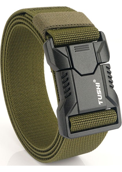 125 cm Erkek Bel Kemeri - Koyu Yeşil (Yurt Dışından)